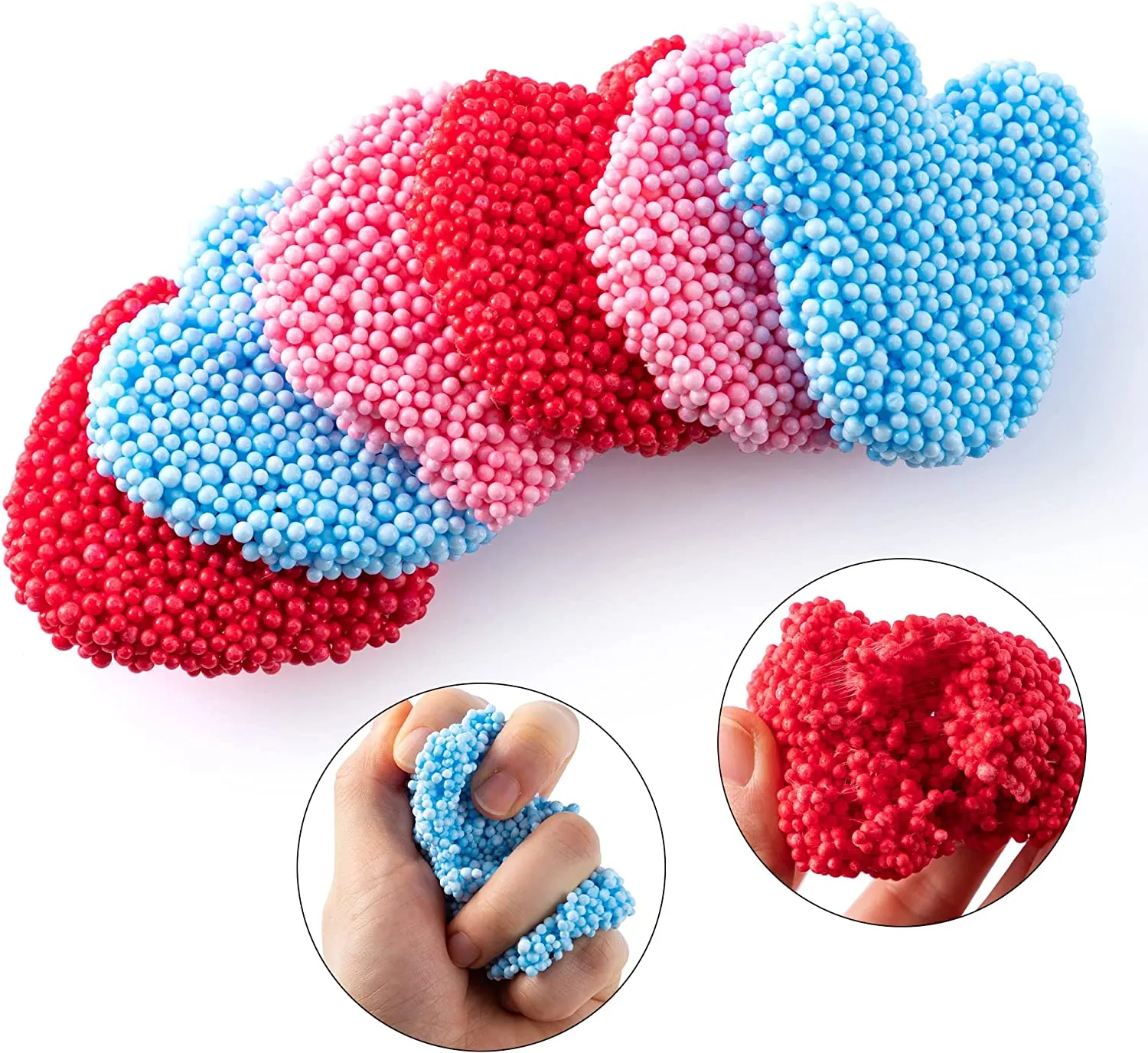 JOYIN 12 Pcs Valentine's Day Foam Squishy with Cards, Squishy Fun Foam Modeling Foam for Valentine Party Favors, Gift Exchange and Game Prizes