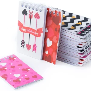 24Pcs Valentine’s Day Notebook Set