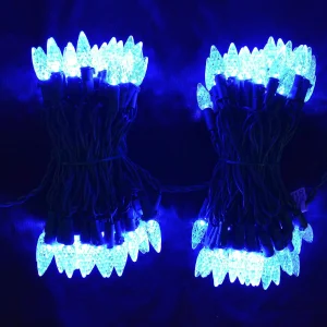 100-Count Blue LED Halloween String Lights 32.3ft