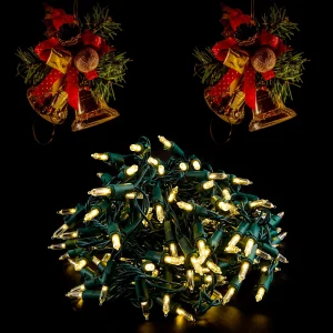 100 LED Multicolor Christmas String Lights 26.25ft