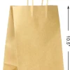 100pcs Christmas Kraft Paper Gift Bags