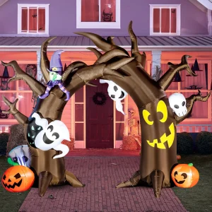 10ft Tree Inflatable Archway with Spooky Characters