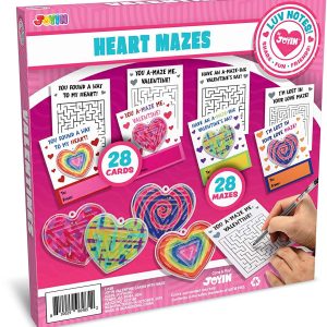 Valentines Day Gift Cards With Heart Maze Toys
