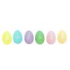 36Pcs Traditional Glitter Plastic Easter Egg Shells 3.15in