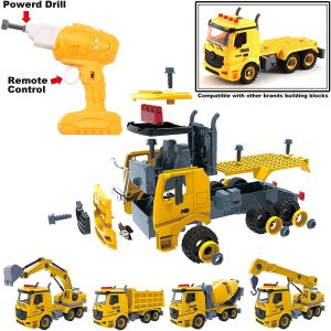 4 in 1 Remote Control Construction Truck Super Value Pack