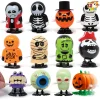 12 Pack Halloween Wind Up Toys