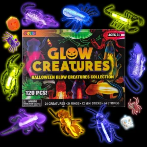 120Pcs Halloween Glow Creatures