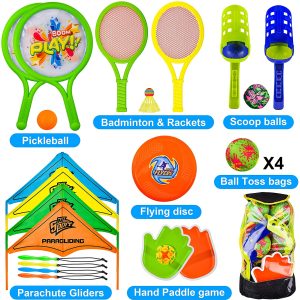 8Pcs Outdoor Sports Toy Backpack Set