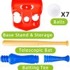 T-Ball Baseball Toy Set Including Ball Tee Set