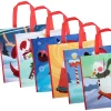 12pcs Reusable Christmas Grocery Bags With Handles
