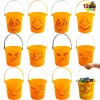 12Pcs Pumpkin Face Bucket Set
