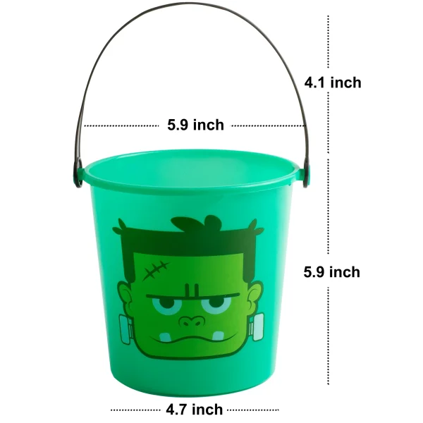 12Pcs Trick-or-Treat Candy Bucket