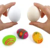 12Pcs White Fake Wooden Eggs