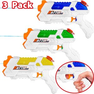 3 Packs 3 Color Hand Pistol Water Blaster