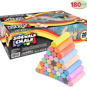 20 Colors Chalk Set, 180 PCS
