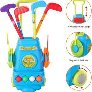 Golf Suitcase Comprehensive Toy Set with Mat