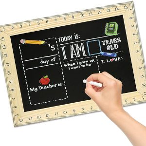 First/Last Day of School Board Sign with Ruler Frames