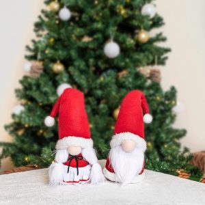 Santa Couple Gnome
