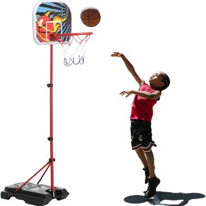 6 Ft Kids Adjustable Basketball Hoop Set