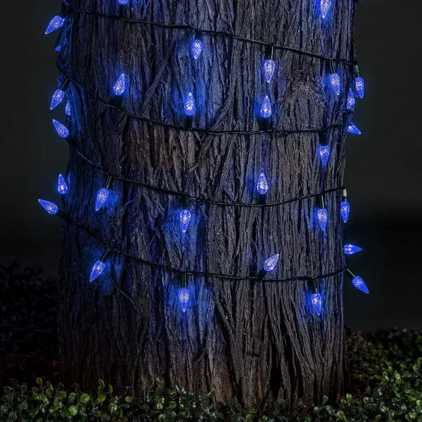 140-Count Blue LED Halloween String Lights 44.8ft