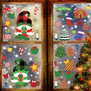 Christmas Window Clings (Gnome), 300 Pcs