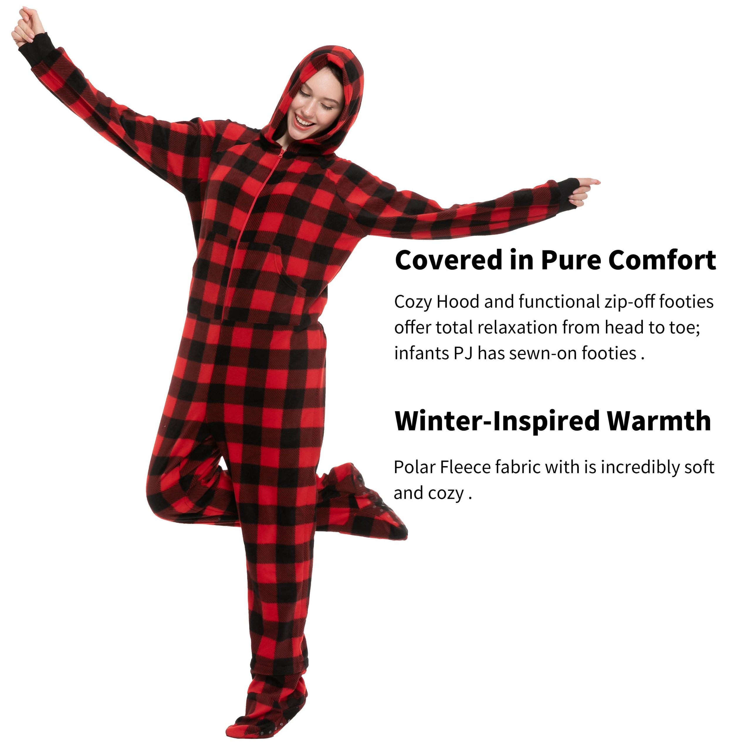 Adult Red Buffalo Onesie