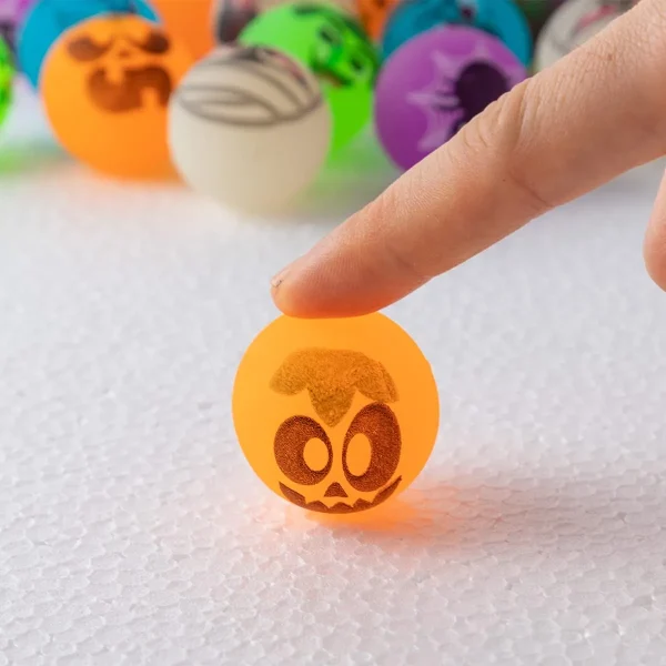 144pcs Glow in the Dark Bouncy Ball Characters