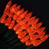 150-Count LED Orange String Lights 48.7ft