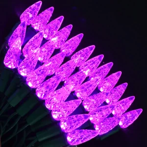 150-Count LED Purple Halloween String Lights 48.7ft