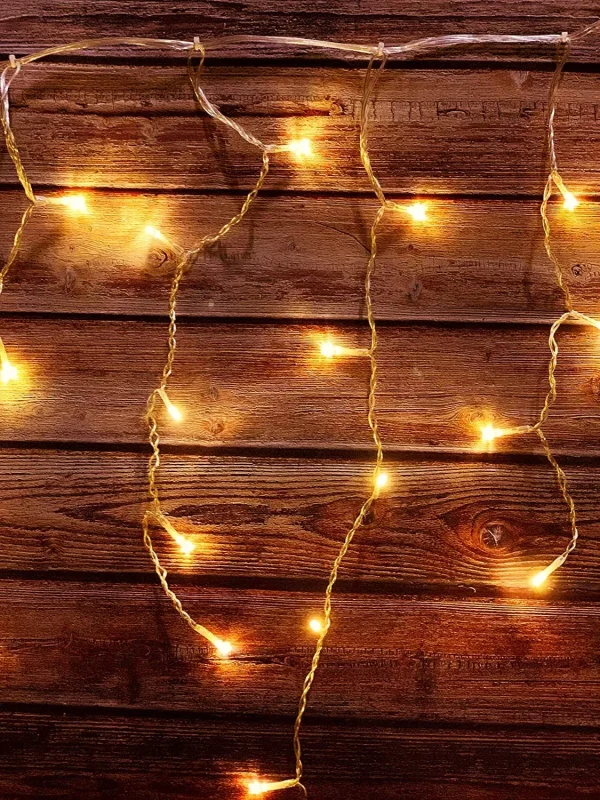 150 Clear White Christmas String Lights