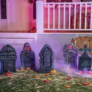 5pcs Halloween Tombstone Decorations