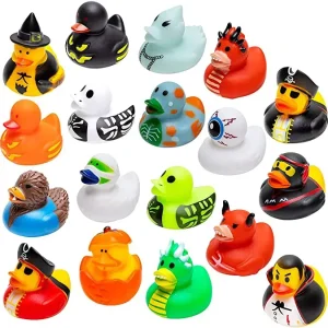 18Pcs Halloween Novelty Rubber Ducks