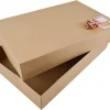 18pcs Large Kraft Christmas Shirt Gift Boxes With Stickers