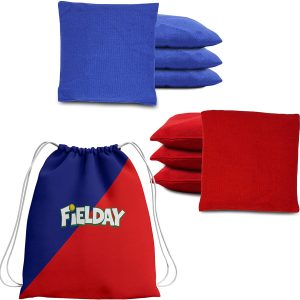 FIELDAY – Red and Blue Bean Bags, 8 Pack