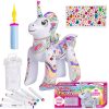 Inflatable Ride A Unicorn Ride-on Costume Coloring Craft Toy Set