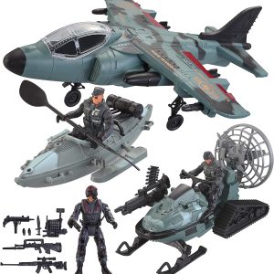 Camouflage Land and Air Military Toy Set