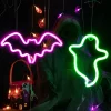 2-Count LED Neon Sign Halloween Lights