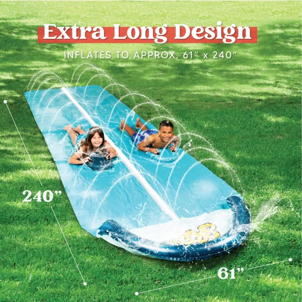20ft Water Slide with 2 Bodyboards