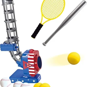 2Pcs Baseball and Tennis Baseball Pitching Machine