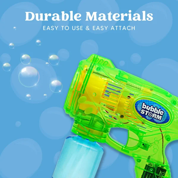 2pcs Bubble Gun Blasters with 2 Bubble Solutions