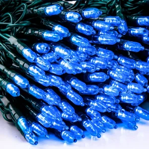 200-Count Blue LED Christmas String Lights 17.3ft