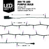 200-Count 65.2ft LED Purple Halloween String Lights with 8 Lighting Modes