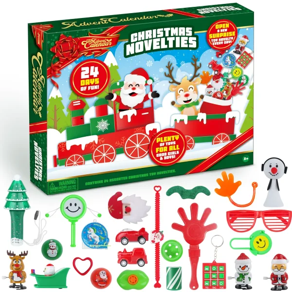 24 Days Christmas Advent Calendar Toys