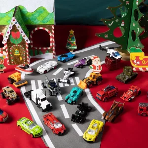 24 Days Die Cast Vehicle Toys Advent Calendar