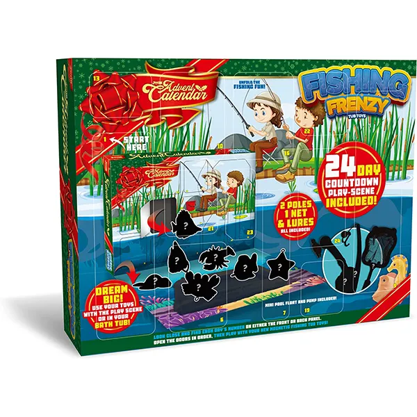 Best 24 Days Fishing Game Pool Bath Toys Advent Calendar