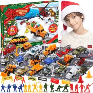 2022 Advent Calendar with Die-Cast Essential Vehicles