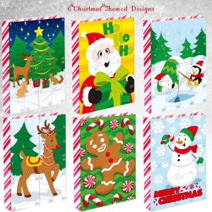 6pcs Christmas Mochi Soft and Yielding Advent Calendar