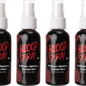 4Pcs 2oz Vampire Spray Fake Blood Cosplay Makeup
