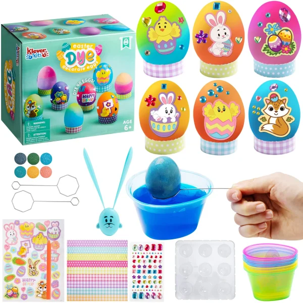 20Pcs DIY Gradient Color Easter Egg Decorating Kit (6)