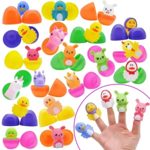 20Pcs Finger Puppet Prefilled Easter Eggs